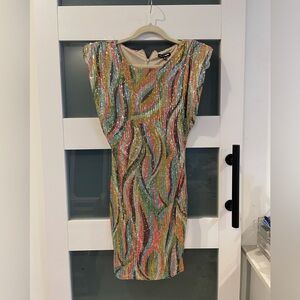 Hailey Sequin Mini Dress - Fashion Nova